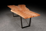 Silver Maple Slab Dining Table