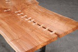 Silver Maple Slab Dining Table