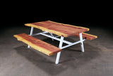 Live Edge Redwood Picnic Table