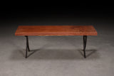 Walnut Ribbon Bench