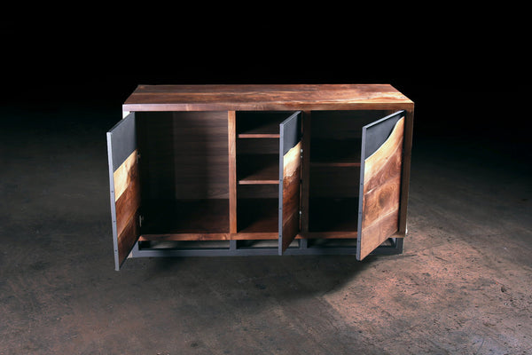 Live Edge Black Walnut Console – Urban Lumber Co.