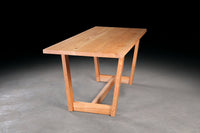 Maple Dining Table w/ Matching Base & Trestle